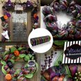thumbnail image 2 of Cinta decorativa de malla Gouzaak de 10 cm x 9 m para Halloween y Navidad, 2 of 6
