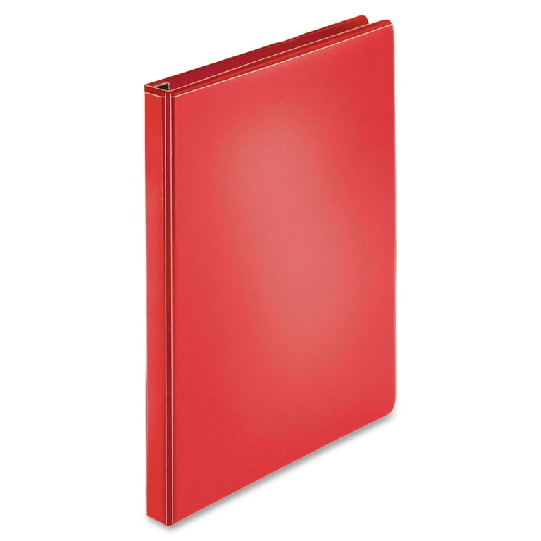 Business Source Red D-ring Binder - 4 Business Source Red D-ring Binder - 4