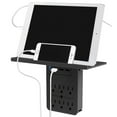 thumbnail image 6 of Aduro Shelf Wall Surge Protector with 6 Outlet & 3 USB Ports Black, 6 of 10