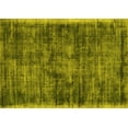 thumbnail image 1 of Ahgly Company Machine Washable Indoor Rectangle Abstract Yellow Contemporary Area Rugs, 8' x 12', 1 of 4