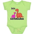 thumbnail image 3 of Inktastic Little Sistersaurus Girls Baby Bodysuit, 3 of 5