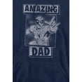 thumbnail image 3 of Spider-Man Mens Amazing Dad Mono Fathers Day Hoodie, 3 of 4