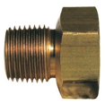 thumbnail image 1 of 0.37 x 0.12 in. Dia. Male for Brass Inverted Flare Adapter, 1 of 1