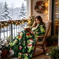 thumbnail image 6 of LEFXSMR Christmas Throw Blanket for Couch Knee Thigh Warm Flannel Holiday Blanket Chritsmas Decorations for Home Sofa Bed, 39.37*27.56", 6 of 7