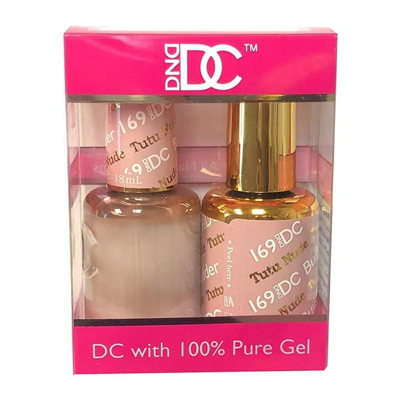 DND - DC Duo Soak off Gel & Matching nail polish - #169 Tutu Nude