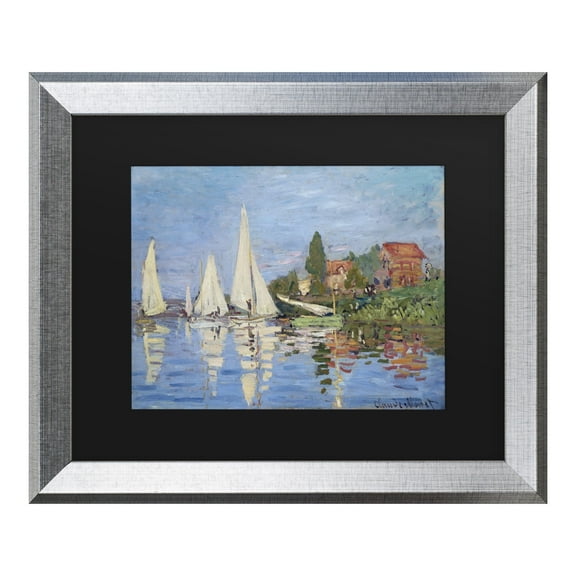 Trademark Fine Art 'Regatta at Argenteuil' Canvas Art by Claude Monet