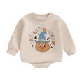 thumbnail image 3 of LILIYA Halloween Long Sleeve Romper for Girls, Dress Style Jumpsuit, Party Outfit for Holiday and Photoshoot 12-18 Months, 3 of 9