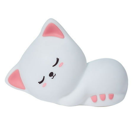

Children s Night Light Silicone Bedside Lamp RGB Touch-Sensor USB Charging Bedroom Decoration Night Light