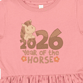 thumbnail image 4 of Inktastic 2026 Year of the Horse Girls Toddler Dress, 4 of 5