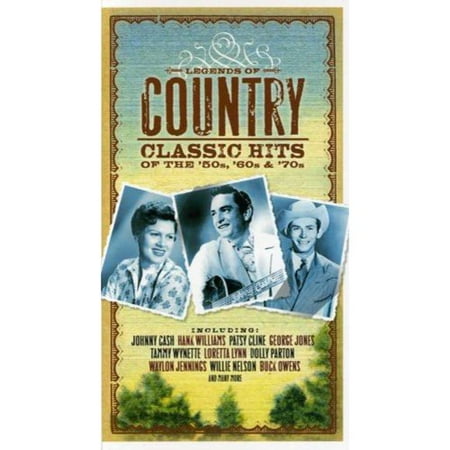 Legends Of Country: Classic Hits Of The '50s, '60s & '70s (3 Disc Box Set)