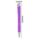thumbnail image 3 of Bolígrafo telescópico portátil de metal negro | Tinta de secado rápido suave | Diseño compacto retráctil | Empuñadura ergonómica | Bolígrafo de oficina duradero | Acabado mate clásico | 2ml, 3 of 6