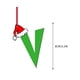 thumbnail image 2 of Letras Acrílicas Navideñas, Adornos Navideños con Letras, Decoraciones Acrílicas, Adornos Colgantes para El Árbol de Navidad., 2 of 2
