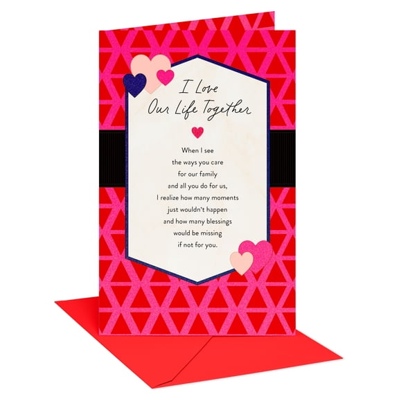 American Greetings Romantic Valentine's Day Card (Many Blesings)
