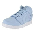 thumbnail image 7 of Air Jordan 1 Mid BG Big Kid's Shoes Ice Blue/Ice Blue/White 554725-425, 7 of 7