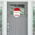 thumbnail image 2 of Big Dot of Happiness Jolly Santa Claus - Hanging Porch Christmas Party Outdoor Decorations - Front Door Decor - 1 Piece Sign, 2 of 8