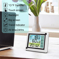 thumbnail image 3 of TJWLP Real Time Temperature and Humidity Display LCD Color Screen Wireless Thermohygrometer, 3 of 8