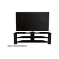 thumbnail image 4 of AVF Wood Glass Varano TV Stand with Glass Shelves for TVs 37" to 70" in Black, 4 of 5