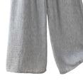 thumbnail image 4 of Tnhcen Women's Loose Wide Leg Pajama Pants Soft Nylon Spandex Lounge Pants Casual Elastic Waist Solid Color Comfortable Sleepwear Trousers Free Size Home Wear, 4 of 5