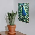 thumbnail image 7 of JEUXUS Wall Hanging 8*12in Peacock Feathers 8x12in, 7 of 7