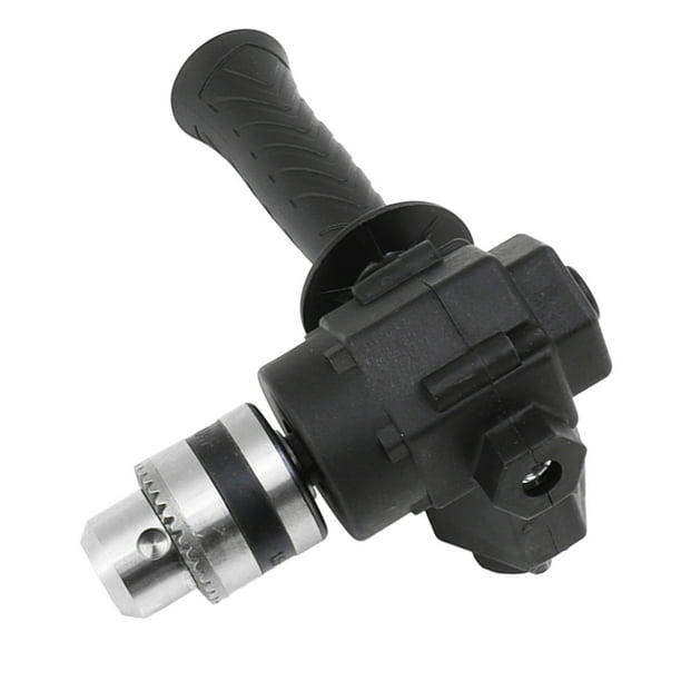 Adaptador de accesorio de taladro profesional, accesorio de extensión de curvatura de ángulo recto de acero, rodamiento de taladro de ángulo de 90 grados