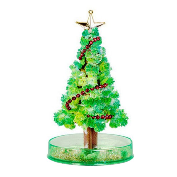 Tukinala Magic Growing Christmas Tree Crystal Xmas Paper Tree Magic Crystal Wonder Wire Illusion
