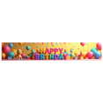 thumbnail image 2 of Cute Cartoon Themed Happy Birthday Banner with Mouse Car Elements Party Decoration Background Backdrop for Kids Birthday Party Photography Props Decorations, 2 of 4