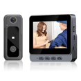 thumbnail image 1 of Wireless Doorbell,Wide Angle Lens, with Intercom Camera, 1 of 5
