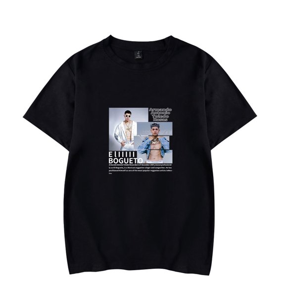 El Bogueto Merch T-shirt Women's men's retro casual summer round neck short sleeved T-shirt