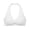 White, variant on Sports Bra Women's Halter Twist Front Wireless Breathable Stretch Support Bra for Yoga Fitness Beach Daily Casual Layering
