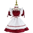 thumbnail image 5 of Story Anime delantal para ayudante en limpieza francés Lolita disfraz Cosplay conjunto, 5 of 5