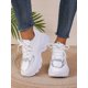 thumbnail image 3 of Ladies' Plus Size Wedge Heel Thick Sole Sports Shoes, Fashionable, 3 of 4