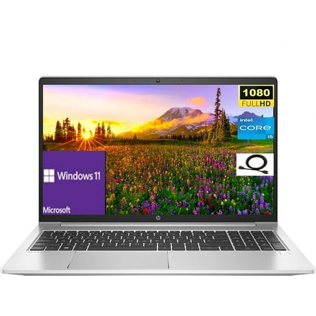 HP ProBook 450 G8 15.6" FHD Business Laptop, Intel Core i5-1135G7, 40GB RAM 1TB SSD, Backlit keyboard, Webcam, HDMI, WiFi, Bluetooth, Windows 11 Pro, Silver