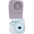 thumbnail image 2 of Bag Compatible With Instax Mini 9 / Mini 8 8+ Instant Camera Made Of Soft Synthetic Leather With Shoulder Strap And Bag (Brown), 2 of 7