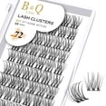 thumbnail image 1 of Lash Bond and Seal 10ML B&Q Lash Cluster Bond and Seal Pegamento para pestañas Pegamento para pestañas DIY Extensiones de pestañas Impermeable Unión y sello de larga duración (Black Bond+Black Seal), 1 of 4