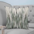 thumbnail image 4 of 24x24 Pillow Covers Set of 2, Sage Green Vintage Throw Pillow Covers Decorative Couch Cushion Case, Stripes Painting Retro Abstract Art Microfiber Square Pillowcases for Bedroom Car Living Room, 4 of 7