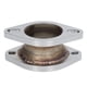 thumbnail image 3 of Exhaust Extension Flange, 2.5in To 3in 2 Bolt Hole Stable Performance Exhaust Extension Adapter CNC Machining  For Most Cars ANGGREK Exhaust Pipe Extension Flange, 3 of 8