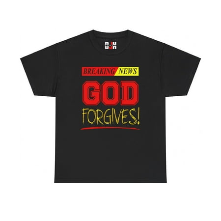 DJH Apparel | Breaking News: God Forgives Christian Unisex T-shirt