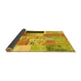 thumbnail image 2 of Ahgly Company Indoor Square Patchwork Yellow Transitional Area Rugs, 4' Square, 2 of 4