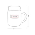thumbnail image 4 of Paquete con 20 piezas de Taza cerámica tarro con placa metálica negro 7.5 x 12, 4 of 4