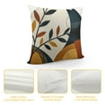 thumbnail image 4 of COMIO Boho Abstract Sun Pillow Covers Mid Century Modern Throw Pillow Covers Minimalist Geometric Leaf Decorative Pillow Cases Bohemian Line Art Pillowcase for Outdoor Couch Patio, 4 of 5