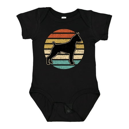 

Inktastic Boxer Dog Vintage Silhouette Gift Baby Boy or Baby Girl Bodysuit