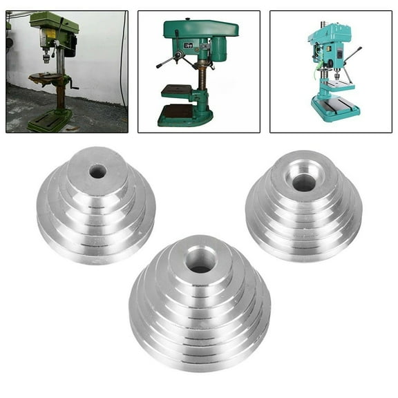 For Benchtop Drill Press Benchtop Drill Press Pagoda Pulley Wheel Benchtop Drill Press 4 Step/5 Step A Type V-Shaped Pulley 18Mm Fangkenuo