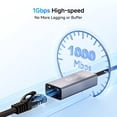 thumbnail image 2 of Adaptador USB a Ethernet DBIT USB 3.0 a Gigabit Ethernet, 2 of 8
