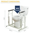 Drive Medical Stand Alone Toilet Safety Rail
