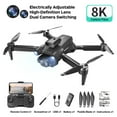 thumbnail image 3 of ¡Ofertas de verano en liquidación! ¡Ofertas de Zeceouar! ¡Nuevo dron RC 2023 con cámara 4K, cámara dual, 360°, sensor de obstáculos, cuadricóptero RC, control de gestos y localización, 3 of 8
