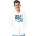 thumbnail image 3 of US Air Force USAF Dad Military Father Zip Hoodie Sweatshirt Men Brisco Brands S, 3 of 6