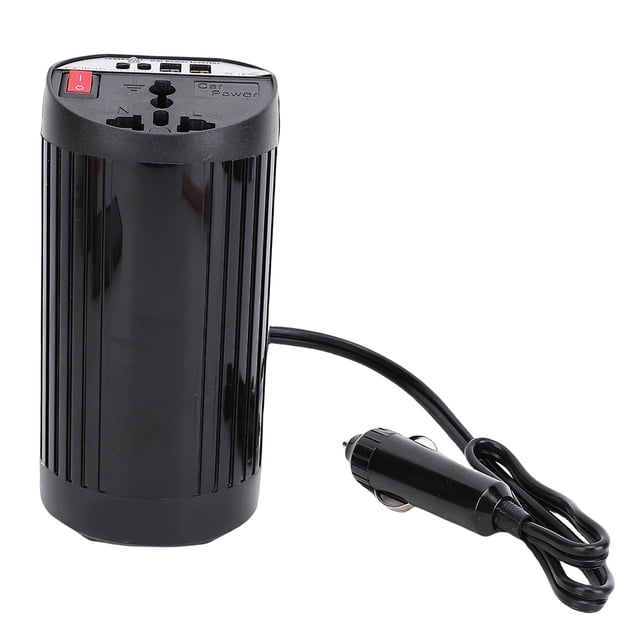 Inverter de Automóviles, Inversor de Automóviles Seguro multifuncional de 200W Compacto Conchufe para Uso Diario