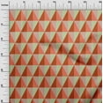 thumbnail image 3 of oneOone Cotton Poplin Orange2 Fabric Geometric Craft Projects Decor Fabric Printed By The Yard 42 Inch Wide, 3 of 4