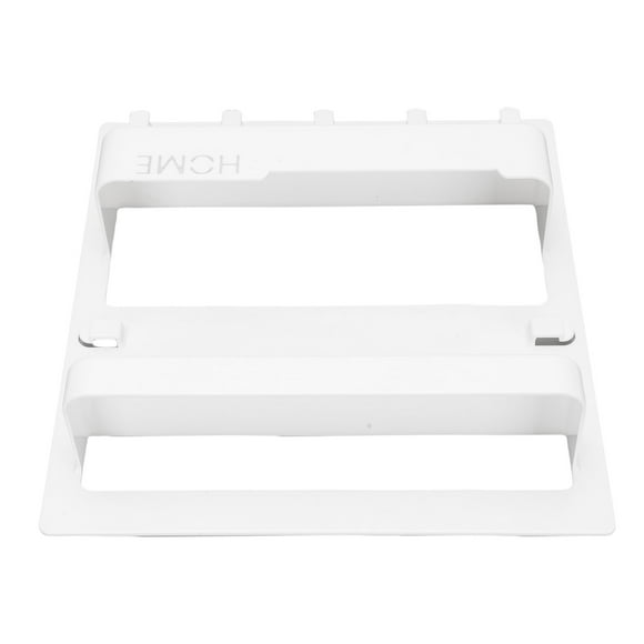 Estante De Noche Adhesivo Para Pared, Organizador De Mesita De Noche, Sin Taladros, Con 2 Ranuras De Almacenamiento, Ganchos Para Dormitorio, , Oficina Y Dormitorio.