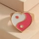 thumbnail image 4 of Anillos de corazón de la moda Zulema para mujer Blanco y rosa, 4 of 7